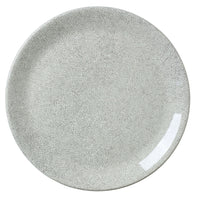Utopia | Tableware | Ink Crackle Grey Coupe Plate 20.25cm (8") | Bespoke77