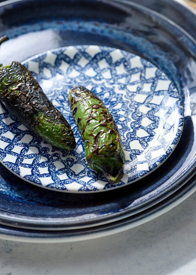 Utopia | Tableware | Ink Nomad Blue Coupe Plate 25.25cm (10") | Bespoke77