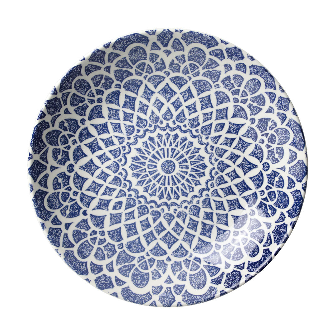 Utopia | Tableware | Ink Nomad Blue Coupe Bowl 25.5cm 120.25cl (10" 42 2/7oz) | Bespoke77