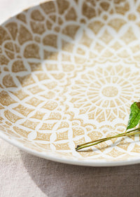 Utopia | Tableware | Ink Nomad Sand Coupe Plate 25.25cm (10") | Bespoke77