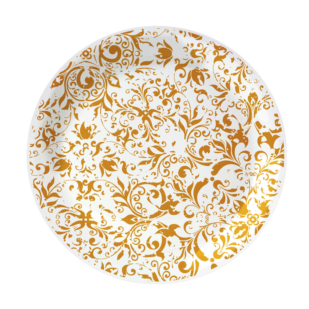 Utopia | Tableware | Ink Legacy Ginger Coupe Plate 15.25cm (6") | Bespoke77