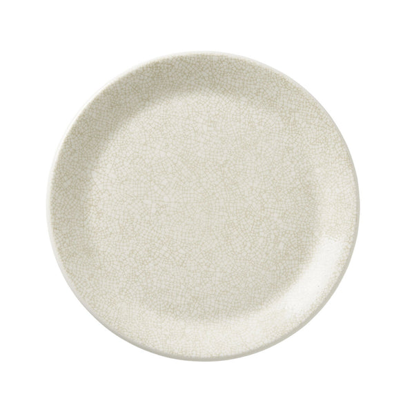 Utopia | Tableware | Ink Crackle Taupe Coupe Plate 25.25cm (10") | Bespoke77