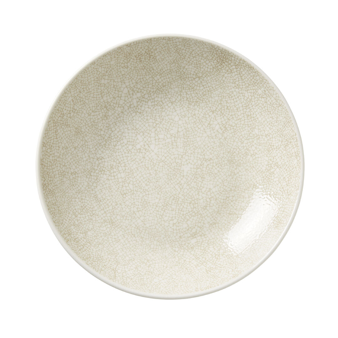 Utopia | Tableware | Ink Crackle Taupe Coupe Bowl 25.5cm 120.25cl (10" 42 2/7oz) | Bespoke77