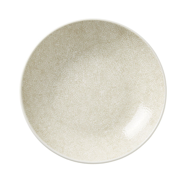 Utopia | Tableware | Ink Crackle Taupe Coupe Bowl 25.5cm 120.25cl (10" 42 2/7oz) | Bespoke77