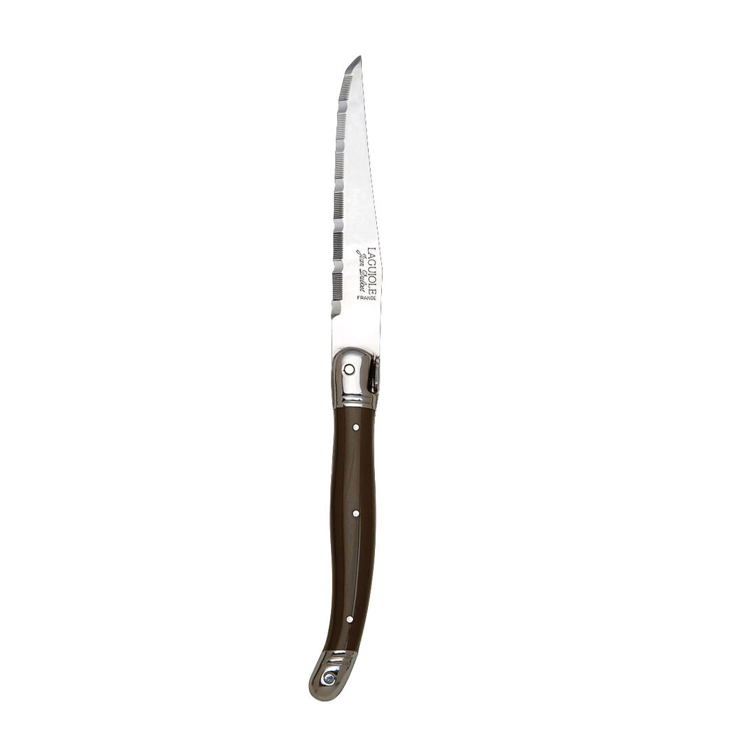 Utopia | Cutlery | Laguiole Pepper Handle Steak Knife Serrated 1.2mm Blade | Bespoke77