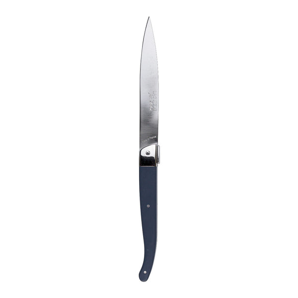 Utopia | Cutlery | Laguiole Stand Up Dark Blue 1.2mm Blade With ABS Handle | Bespoke77