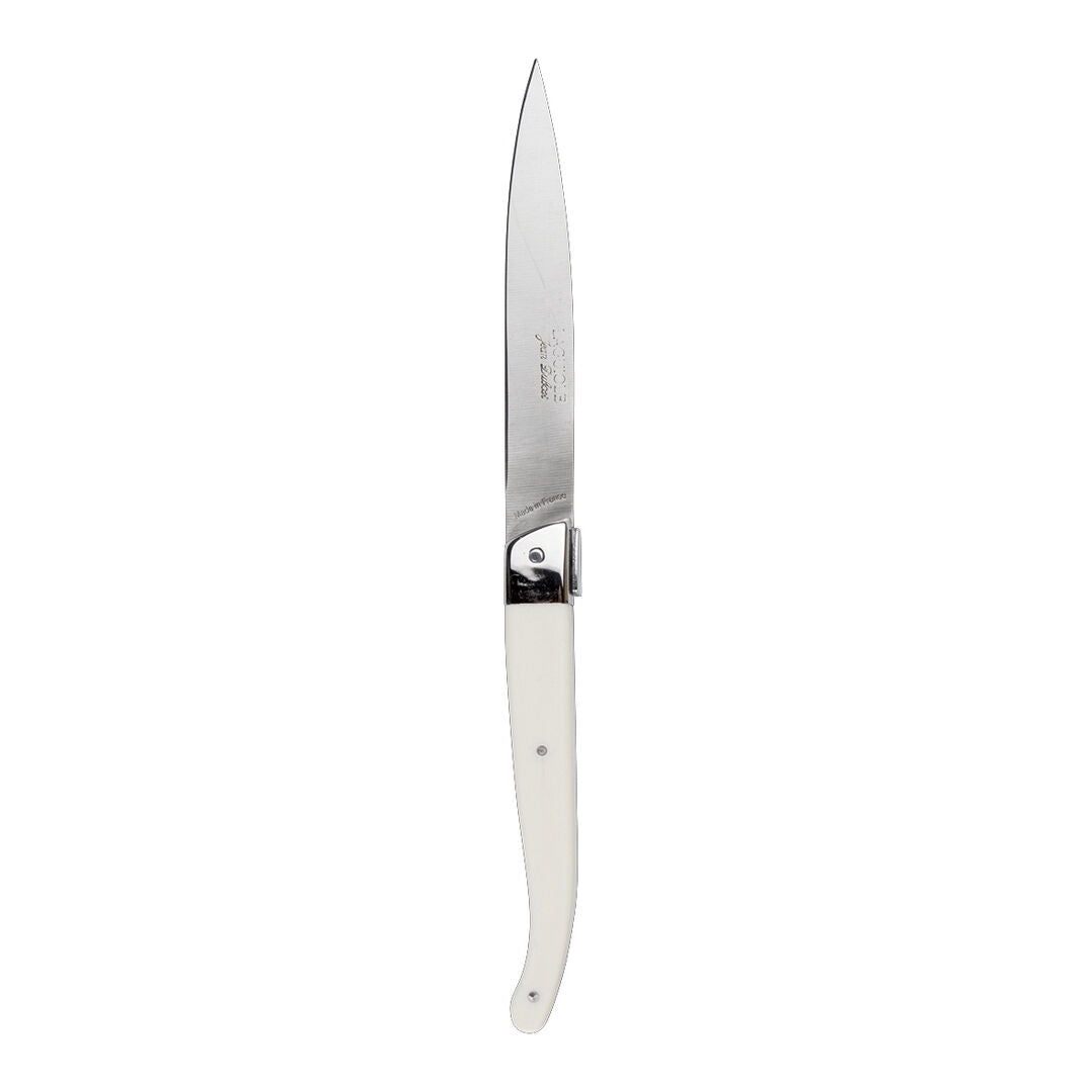 Utopia | Cutlery | Laguiole Stand Up Ivory 1.2mm Blade With ABS Handle | Bespoke77