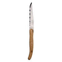 Utopia | Cutlery | Laguiole Oakwood Handle Serrated Steak Knife 1.2mm Blade | Bespoke77