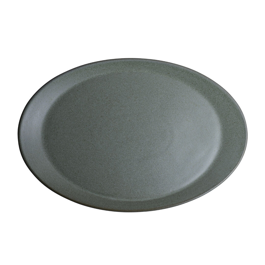 Utopia | Tableware | Maham Carnaby Teal Oval Platter 30.5 x 20.25cm (12 x 8") | Bespoke77