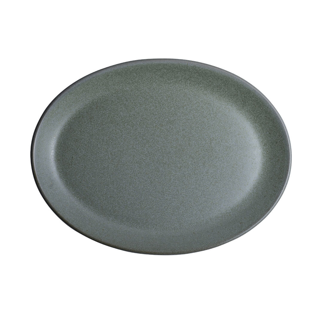 Utopia | Tableware | Maham Carnaby Teal Oval Plate 20.25 x 15.25cn (8 x 6") | Bespoke77
