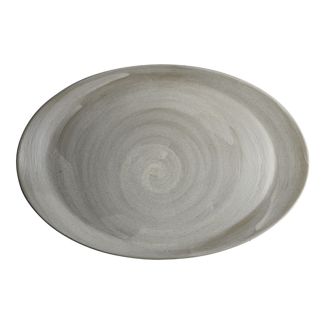 Utopia | Tableware | Maham Carnaby Dove Oval Platter 30.5 x 20.25cm (12 x 8") | Bespoke77