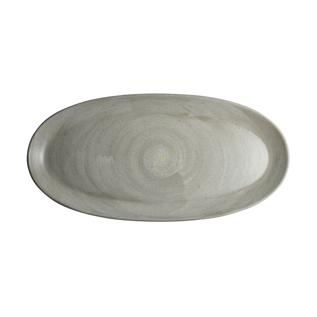 Utopia | Tableware | Maham Carnaby Dove Oval Platter 28 x 14cm (11 x 5 1/2") | Bespoke77