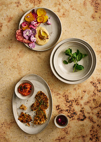 Utopia | Tableware | Maham Carnaby Dove Oval Platter 28 x 14cm (11 x 5 1/2") | Bespoke77