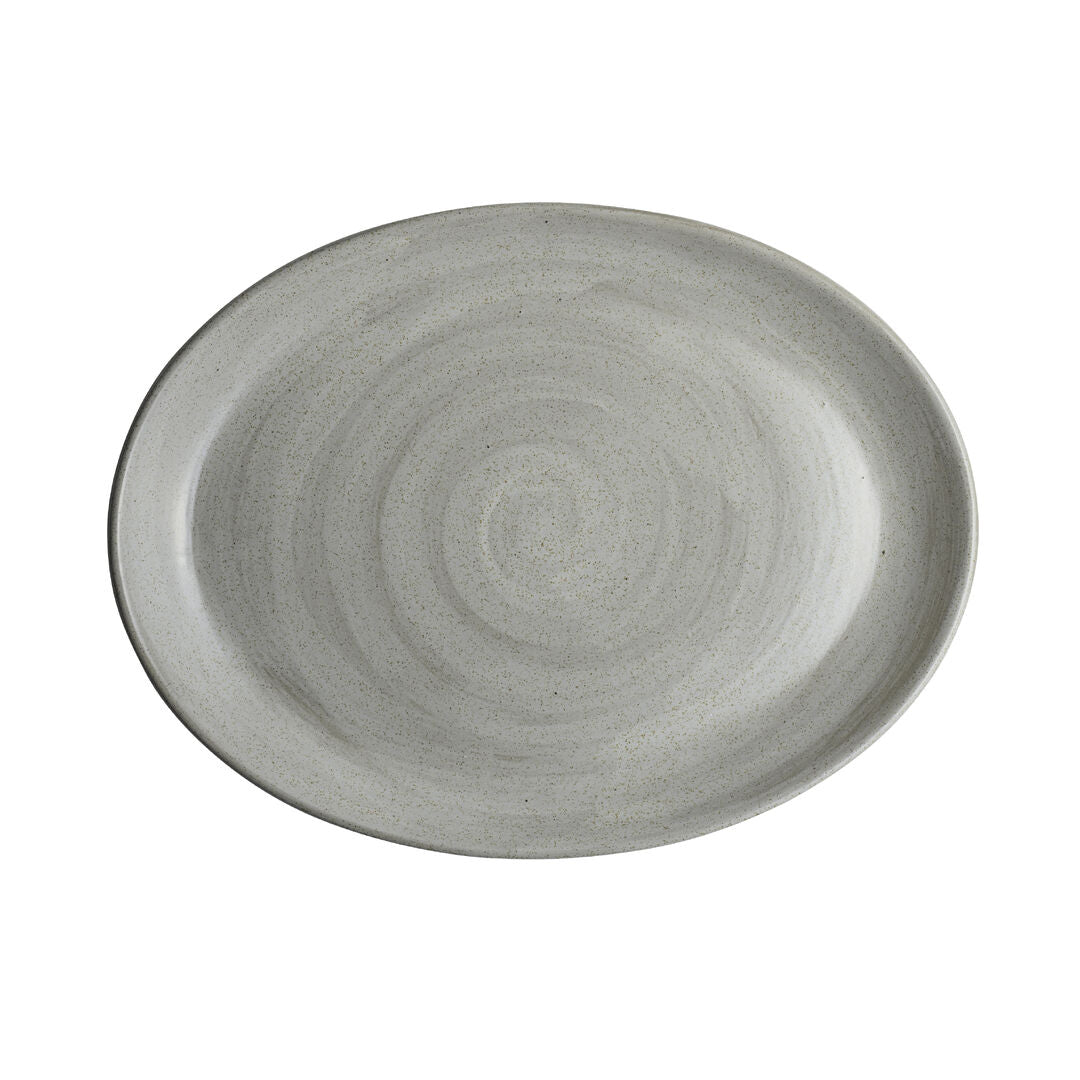 Utopia | Tableware | Maham Carnaby Dove Oval Plate 20.25 x 15.25cm (8 x 6") | Bespoke77