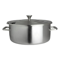 Homestyle Brushed Stainless Round Chafer 38.1 x 31.8 x 13.3cm 5.2ltr (15 x 12 1/2 x 5 1/4" 5 1/2qts)