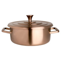 Homestyle Brushed Bronze Round Chafer 30.5 x 25.4 x 12.7cm 1.9ltr (12 x 10 x 5" 2qts)