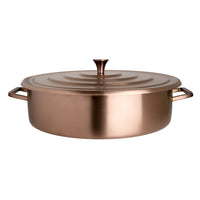 Homestyle Brushed Bronze Round Chafer 45.7 x 40 x 14cm 7ltr (18 x 15 3/4 x 5 1/2" 2gal)