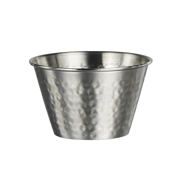 Utopia | Table Presentation | Metal Hammered Large Cup 8.6 x 5.1cm 17.7cl (3 3/8 x 2" 6oz) | Bespoke77
