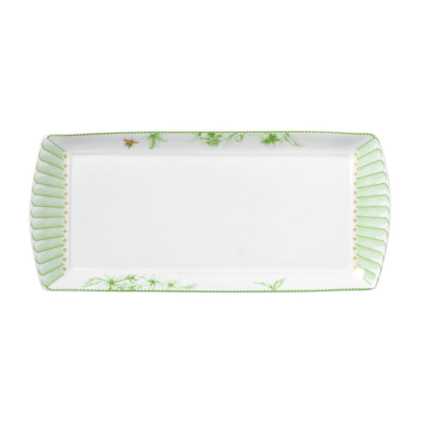 Utopia | Tableware | Hive Green Classic Large Rectangle Tray 34 x 15cm (13 1/2 x 6") | Bespoke77