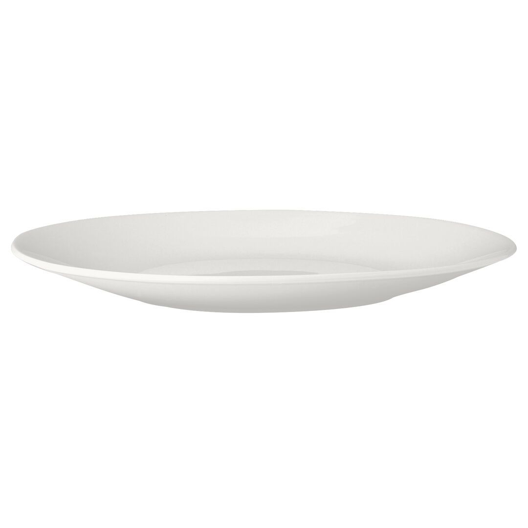 Utopia | Tableware | Monaco White Contour Plate 20.25cm (8") | Bespoke77