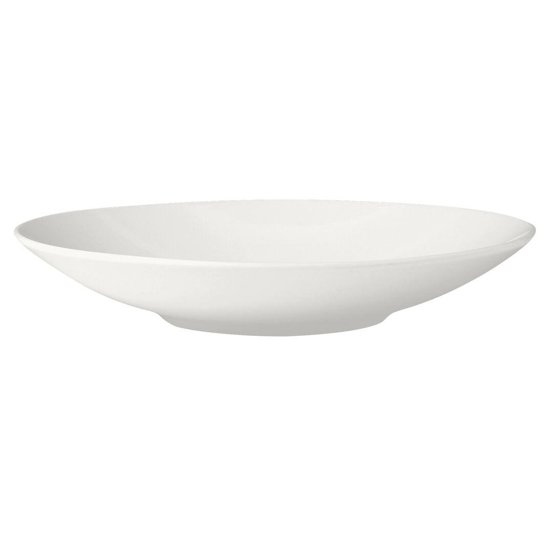 Utopia | Tableware | Monaco White Contour Bowl 15.25cm 25.8cl (6" 9 1/9oz) | Bespoke77