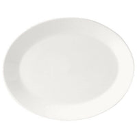 Utopia | Tableware | Monaco White Oval Coupe Plate 20.25cm (8") | Bespoke77