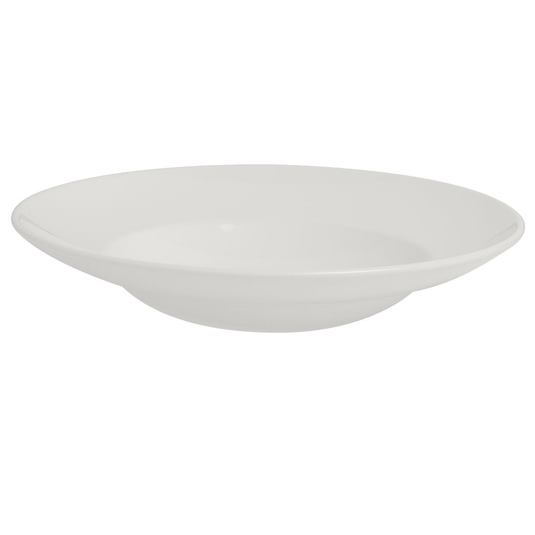 Utopia | Tableware | Monaco White Nouveau Bowl 30cm 52.5cl (11 3/4" 18 1/2oz) | Bespoke77