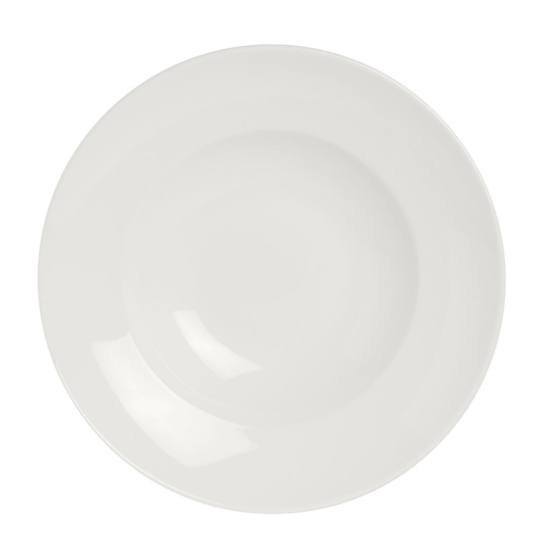 Utopia | Tableware | Monaco White Nouveau Bowl 23cm 21.25cl (9" 7 1/2oz) | Bespoke77
