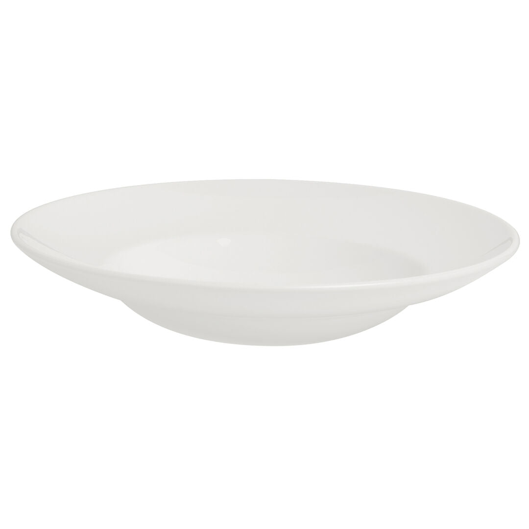 Utopia | Tableware | Monaco White Nouveau Bowl 23cm 21.25cl (9" 7 1/2oz) | Bespoke77