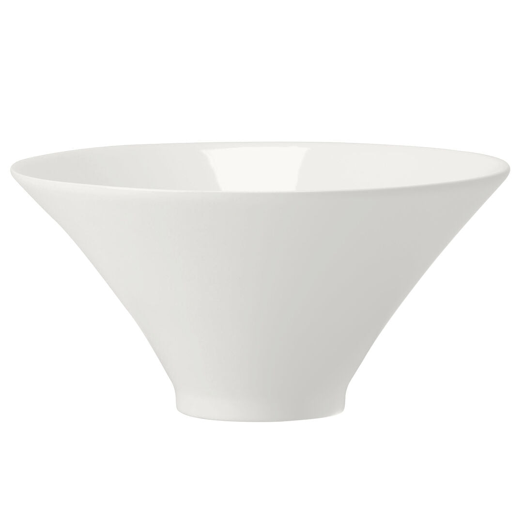 Utopia | Tableware | Monaco White Axis Bowl 15.25cm (6") | Bespoke77