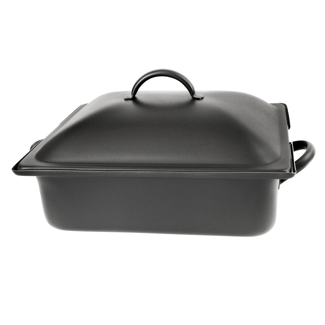 Homestyle Black Induction Rectangle Chafer 39.4 x 27.9 x 20.3cm 3.8ltr (15 1/2 x 11 x 8" 4qts)