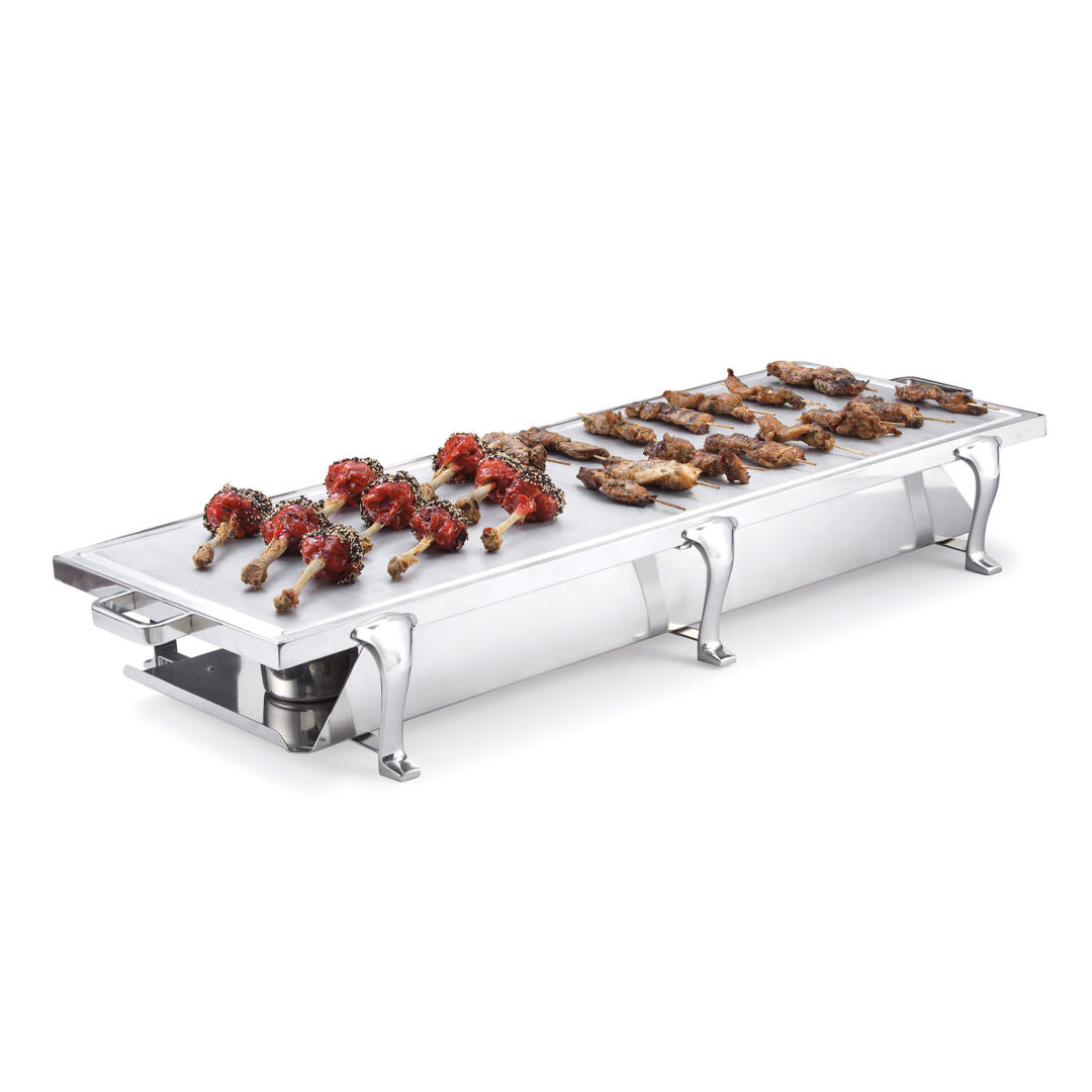 Millennium Stainless Steel Heater Stand With Aluminum 101.6 x 35.6cm (40 x 14")