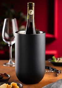 Matt Black Wine Cooler 4.75x8" (12x20cm)