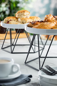 Matt Black Plate Riser - 19cm x 15.5cm