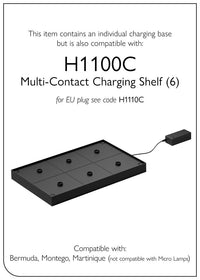 Martinique LED Cordless Lamp 30cm - Black