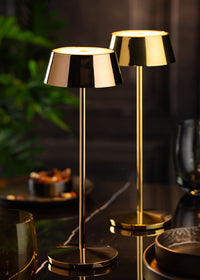 Martinique LED Cordless Lamp 30cm - Gold