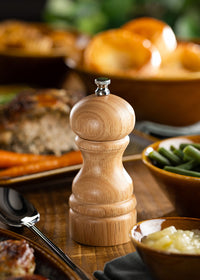 Light Wood Salt/Pepper Grinder 5" (13cm)