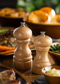 Light Wood Salt/Pepper Grinder 4" (10cm)
