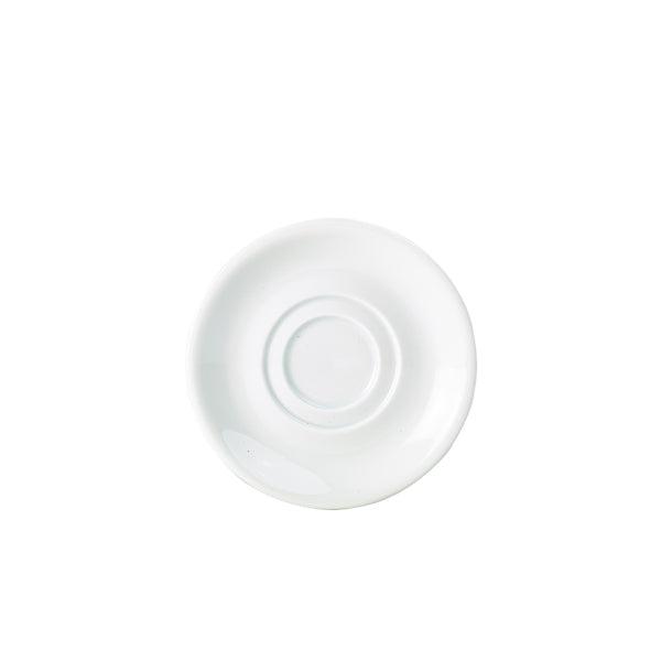 Genware Porcelain Double Well Saucer 15cm/6" - BESPOKE 77