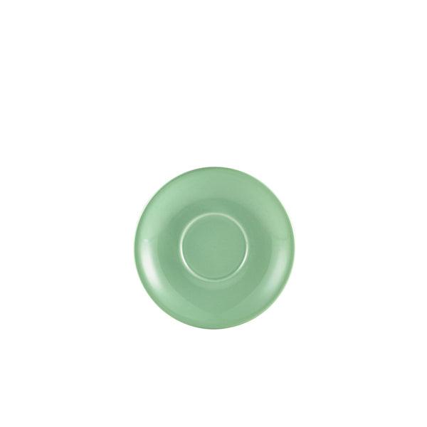 Genware Porcelain Green Saucer 12cm/4.75" - BESPOKE 77
