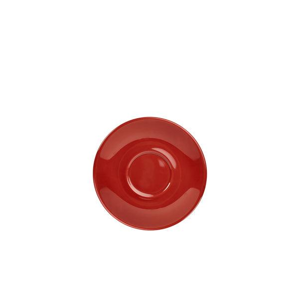 Genware Porcelain Red Saucer 12cm/4.75" - BESPOKE 77