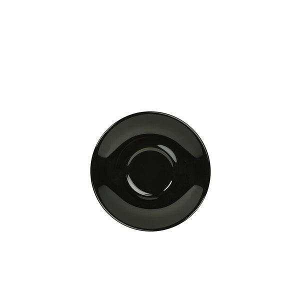 Genware Porcelain Black Saucer 13.5cm/5.25" - BESPOKE 77