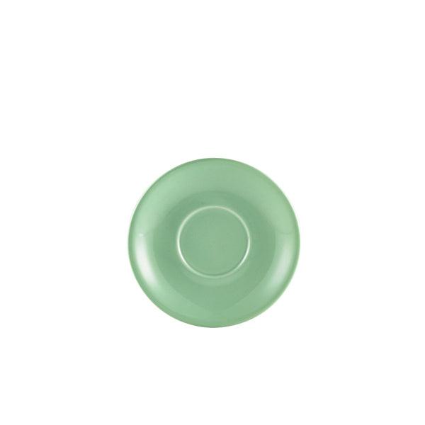 Genware Porcelain Green Saucer 13.5cm/5.25" - BESPOKE 77