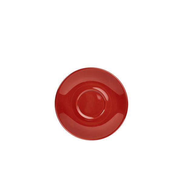 Genware Porcelain Red Saucer 13.5cm/5.25" - BESPOKE 77