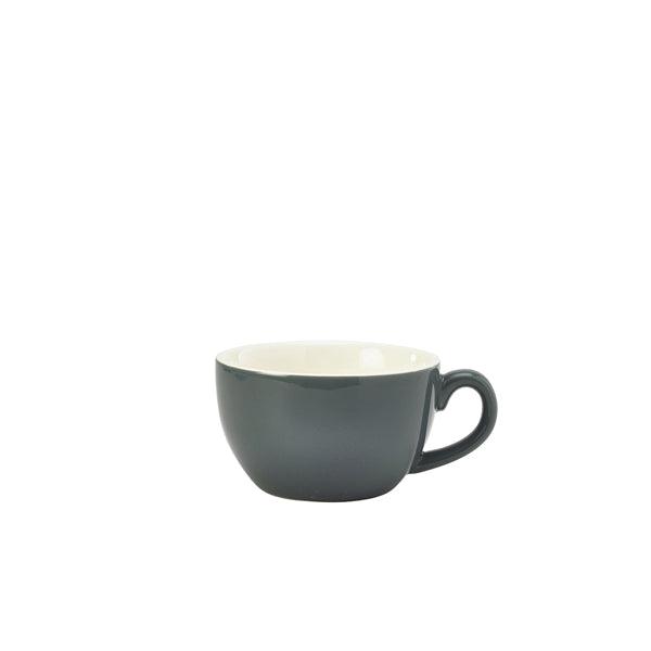 Genware Porcelain Grey Bowl Shaped Cup 17.5cl/6oz - BESPOKE 77