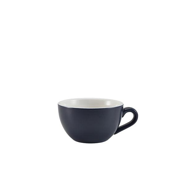 GenWare Porcelain Matt Blue Bowl Shaped Cup 17.5cl/6oz - BESPOKE 77
