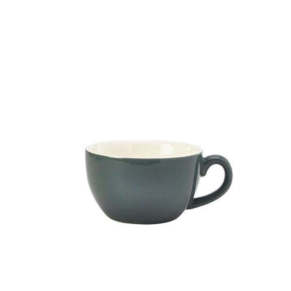 Genware Porcelain Grey Bowl Shaped Cup 25cl/8.75oz - BESPOKE 77