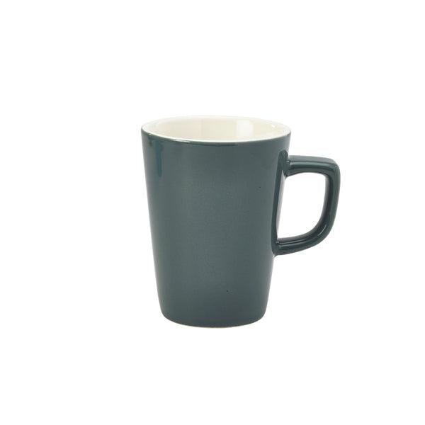 Genware Porcelain Grey Latte Mug 34cl/12oz - BESPOKE 77