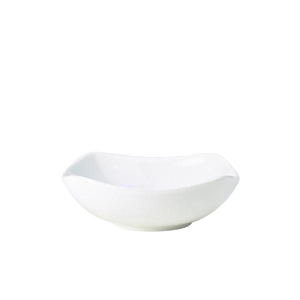 Genware Porcelain Rounded Square Bowl 20cm/7.75" - BESPOKE 77