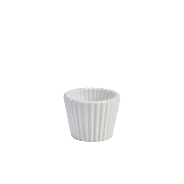 Genware Porcelain Fluted Ramekin 5.8cm/2.25" - BESPOKE 77